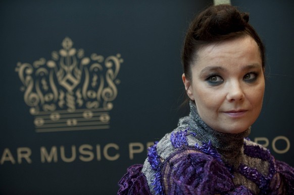 STOCKHOLM 20100830 Singer and songwriter Bjork Gudmundsdottir of Iceland attends the Polar Music Prize newsconference at Grand Hotel in Stockholm, Sweden, on August 30, 2010. STOCKHOLM SWEDEN x10080x  ...