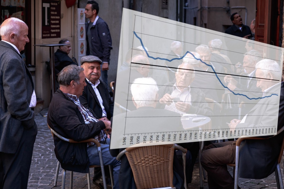 Italien, Vergreisung, Bevölkerungsrückgang (Symbolbild)