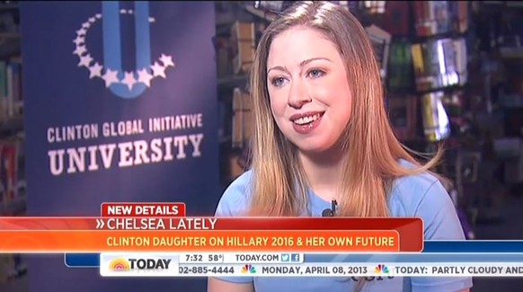 Chelsea Clinton: Die ½Korrespondentin» wird auf NBC auch schon mal selbst zur News.