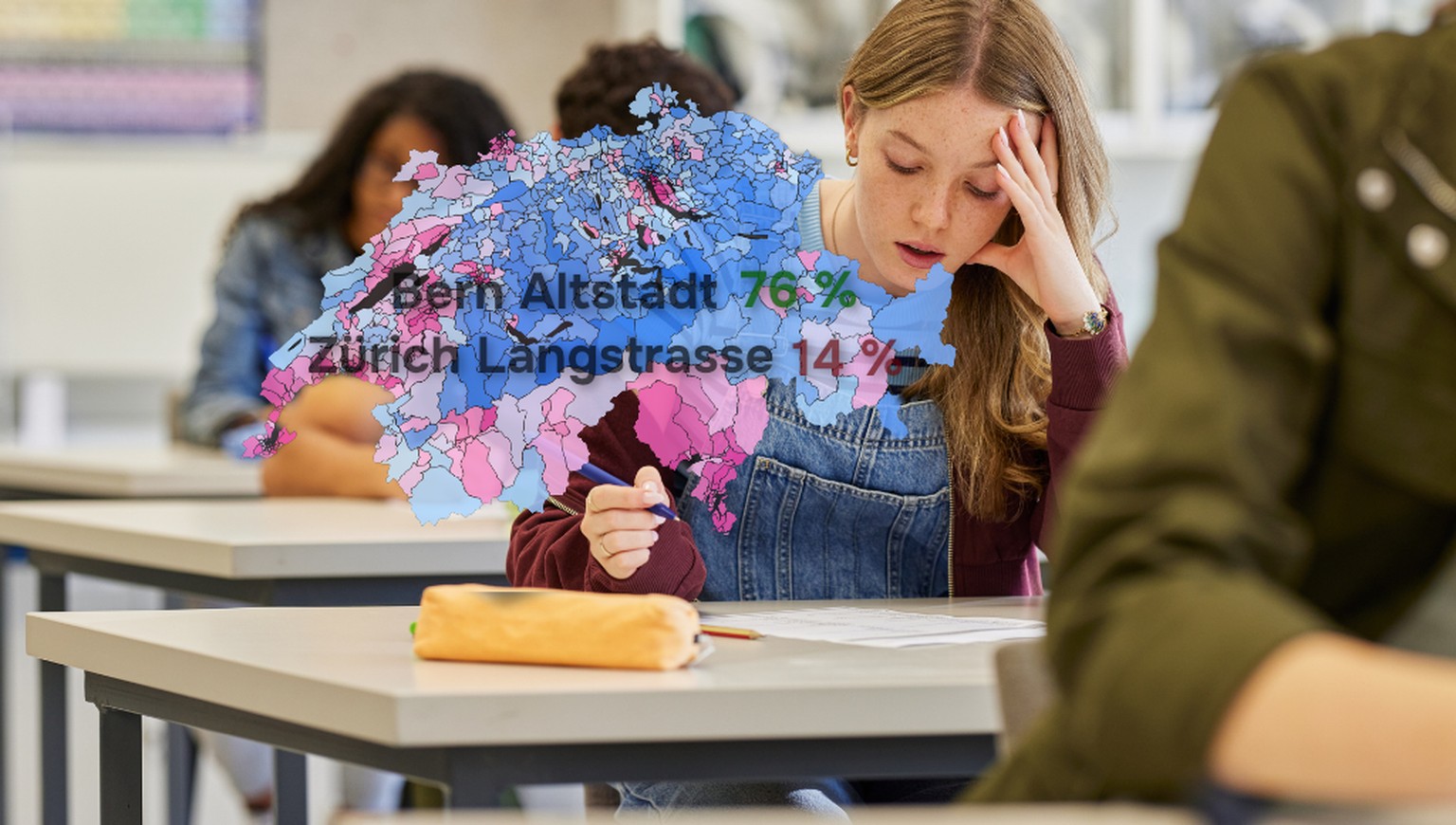 Matura und Lehre: Diese Quartiere und Regionen hab