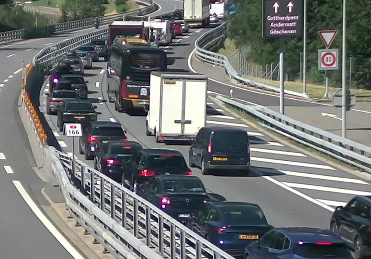 Gotthard Stau Sommerferien 2026