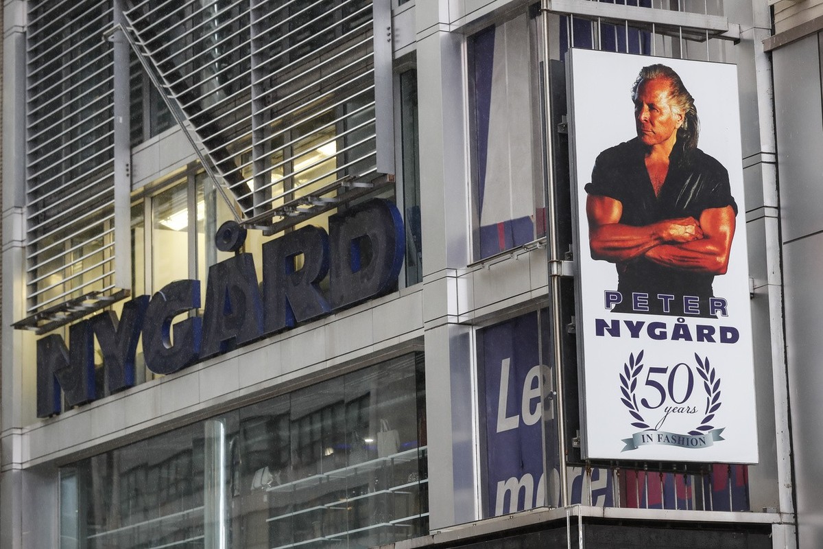 Le siège de Nygard International à Manhattan. (AP Photo/John Minchillo