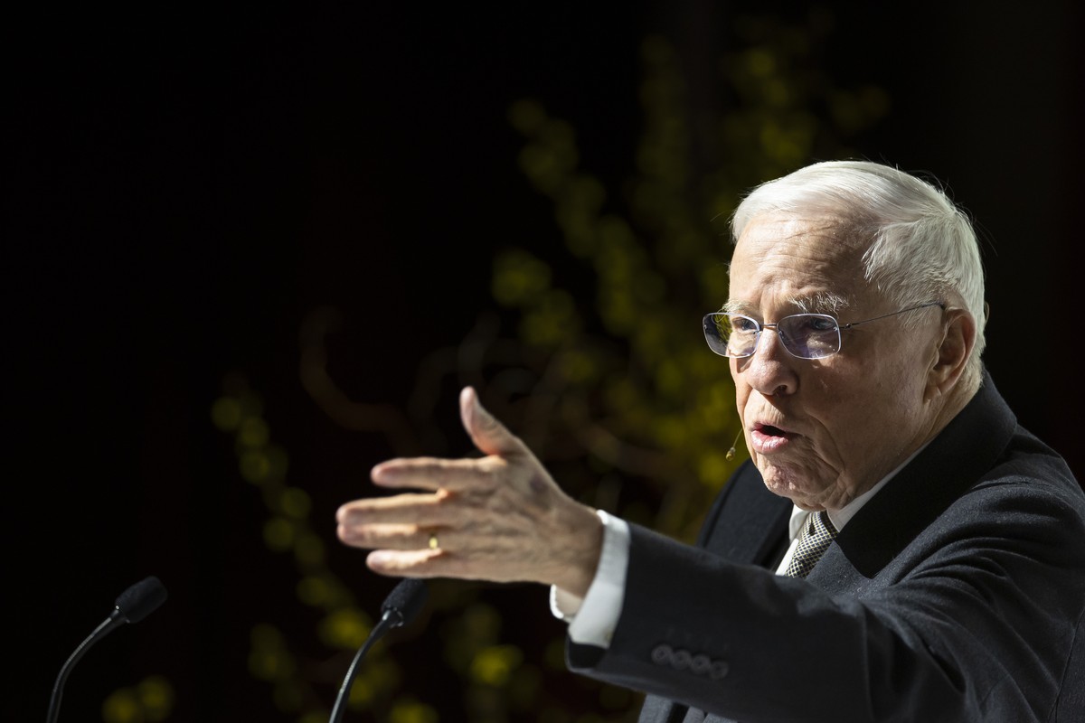 Christoph Blocher hält eine Fusion der CS und der UBS für eine «schlimme Sache».