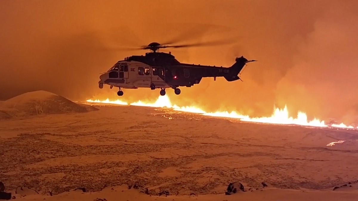 4 kilometer long gorge +++ 200 cubic meters of lava per second +++ Fishing village threatened Car rammed from Biden’s motorcade – US president unharmed