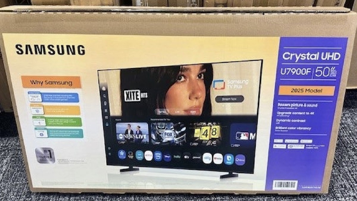 Der TV-Karton, um den es beim Rechtsstreit zwischen Dua Lipa und Samsung geht (Mai 2026).