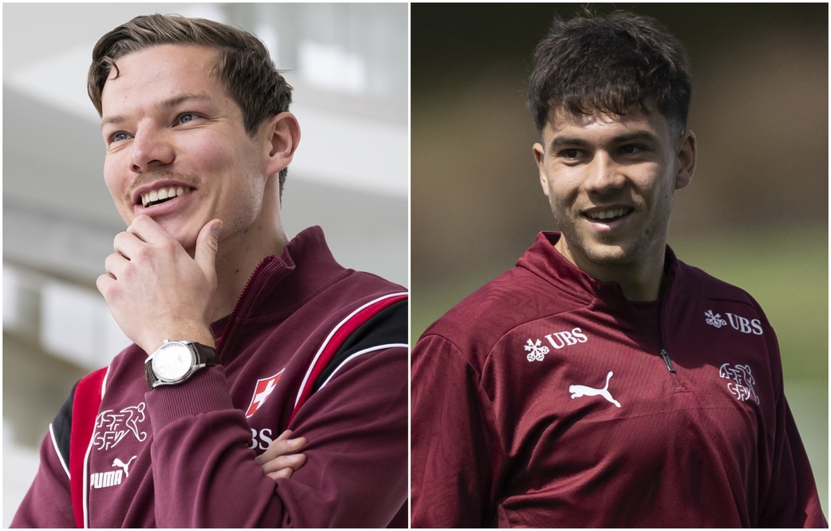 Die beiden Neuen in der Nati: Stefan Gartenmann und Lucas Blondel.