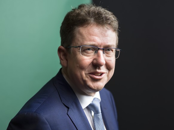 ARCHIV - SVP PRAESIDENT ALBERT ROESTI KUENDIGT RUECKTRITT IM FRUEHLING 2020 AN. --- Albert Roesti, party president of the Swiss People&#039;s Party and the Swiss People&#039;s Party&#039;s national co ...