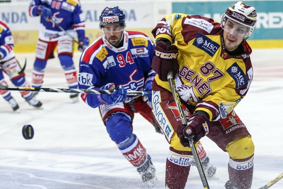 Peter Guggisberg (l.): Arno Del Curto mag nicht über ihn sprechen, weil am Donnerstag ist ja Playoff-Spiel.