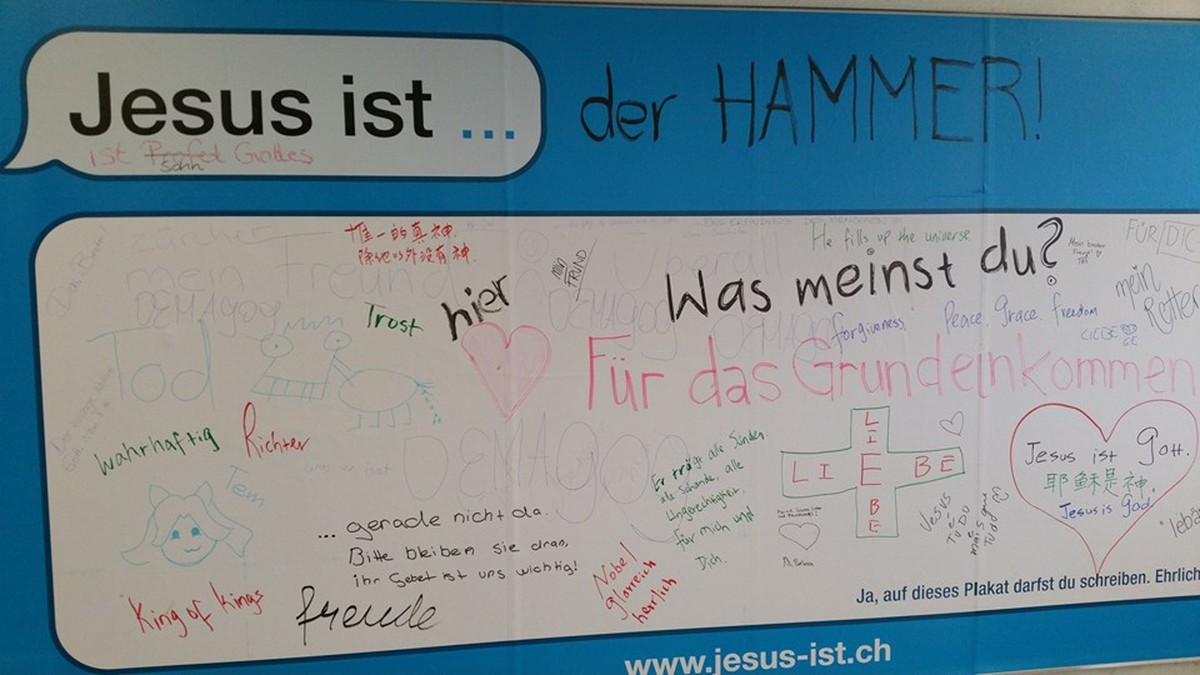 Jesus ist ...
jesus-ist.ch