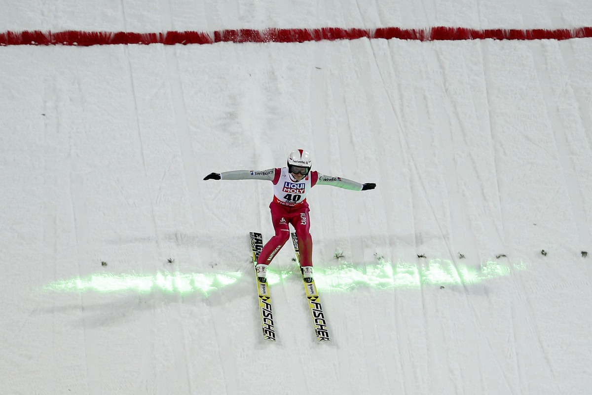Ammann verzichtet in Falun auf den Telemark.