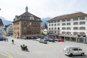 Aussenaufnahme der Kantonalen Gerichte in Schwyz.