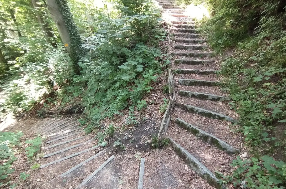 Stein am Rhein Burg Hohenklingen Treppen Wandern Schweiz Entdecken Treppenwandern