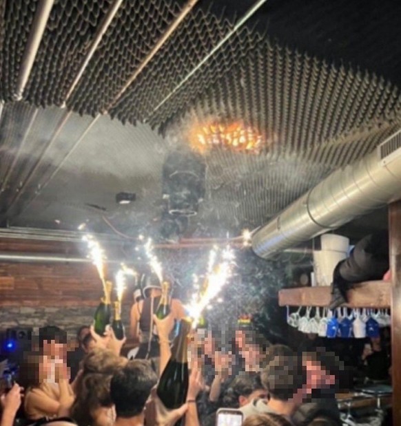 crans montana decke fängt feuer le constellation silvester 2.1.26