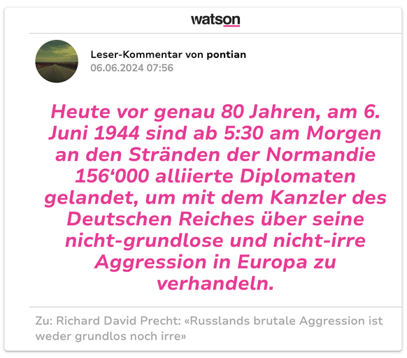 User-Kommentar zu Richard David Precht