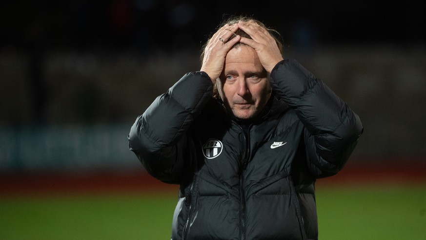 Zurich&#039;s coach Bo Henriksen, during the Swiss Cup soccer 1/8 match, AC Bellinzona against FC Zurich, at the Stadio Comunale Bellinzona, Tuesday, October 31. .(KEYSTONE - SDA / Ti-Press / Samuel G ...