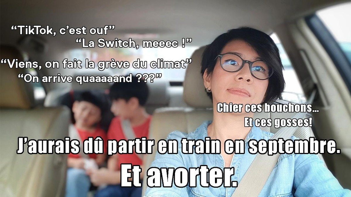Vacances, bouchons, été, enfants