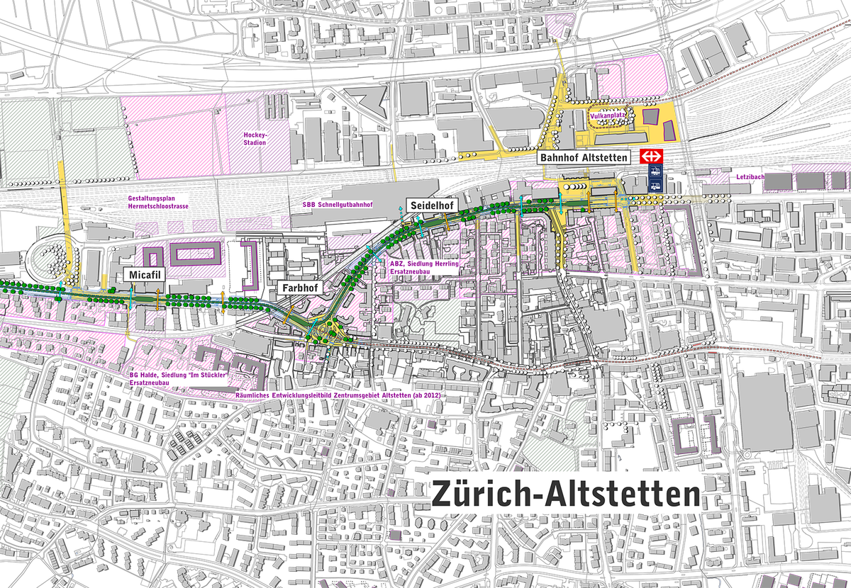 Der erste Stück der Limmattalbahn.