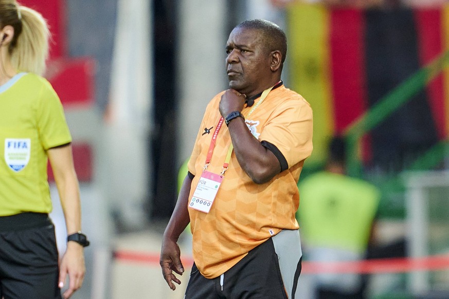 07.07.2023 - Fussball Frauenfussball - Freundschaftsspiel : Deutschland gg Sambia - Sportfoto Zink / PeKo - xpexkox - Bruce Mwape Trainer, Sambia Frauen Nationalmannschaft *** 07 07 2023 football wome ...