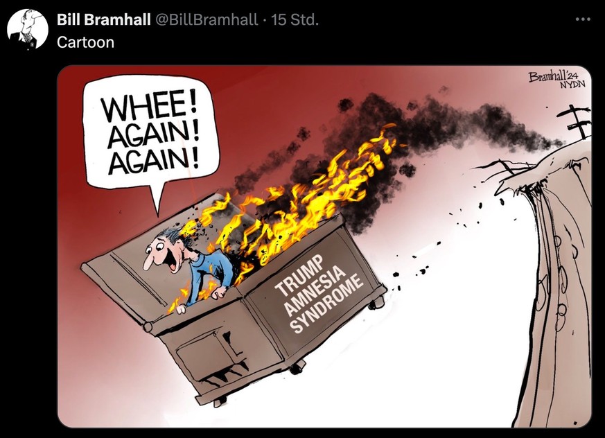 Karikatur zum US-Politgeschehen.
