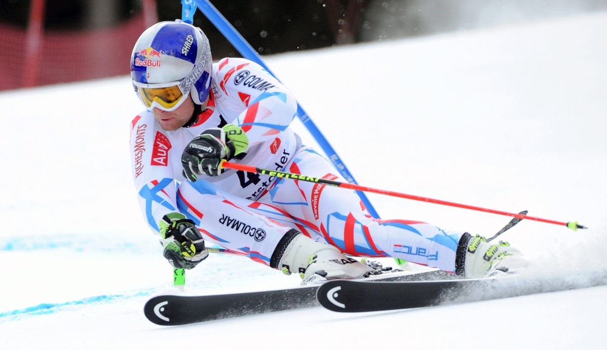 Alexis Pinturault gewinnt in Hinterstoder trotz eines groben Schnitzers im 2. Lauf.