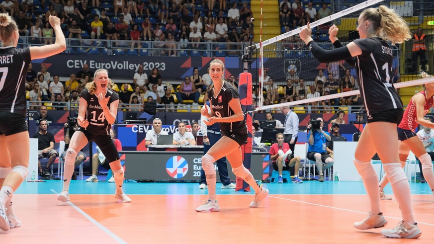 CEV EuroVolley 2023 Women Final Round: Croatia Vs Switzerland in Turin, Italy - 21 Aug 2023 Laura K