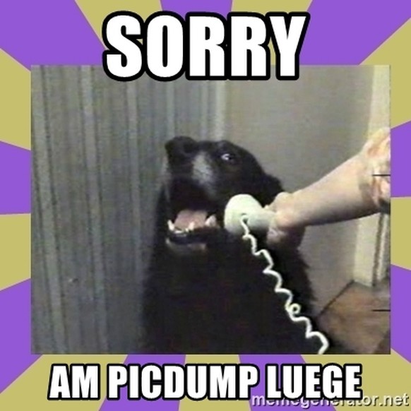 Huiiii, der PICDUMP ist da!聽馃く
Nachher