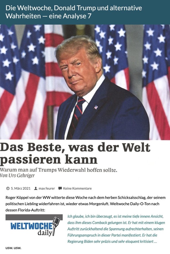 Dänemark schaltet nach Schock-Telefonat mit Trump in Krisen-Modus\n...und das meinen die Trump-Groupies von der SVP dazu. Trump, die Friedenstaube.

SVPler, any Feedback?