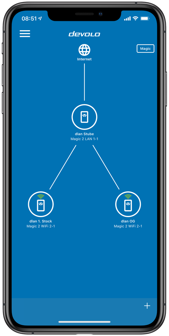 Devolo-App Home Network