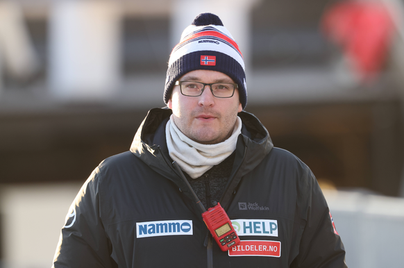 World Cup Jumping Lillehammer Lillehammer 20241122. Serviceman Adrian Livelten during the world cup jump in the large Lysgardsbakken in Lillehammer. Photo: Geir Olsen NTB Lillehammer Norway EDITORIAL  ...