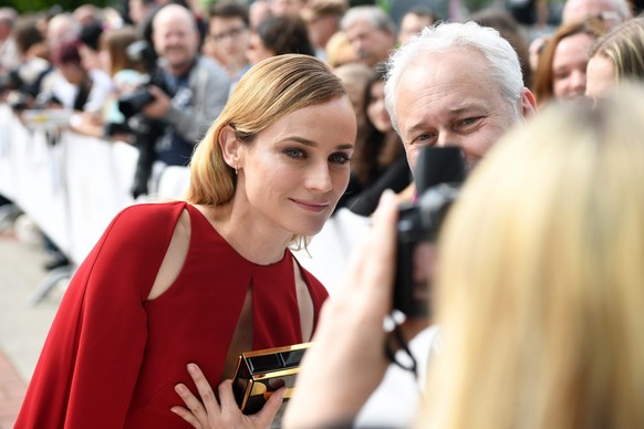 Diane Kruger auf dem roten Teppich in Berlin.