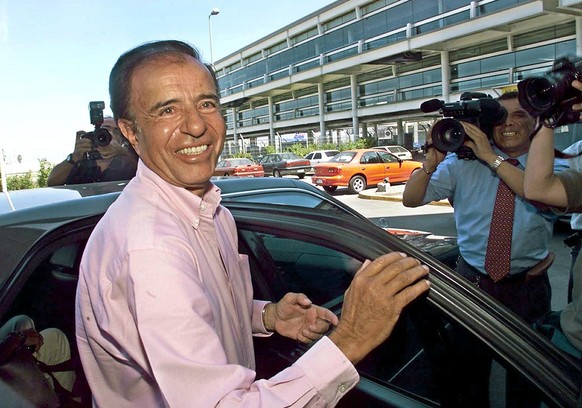 Playboy und Ex-Präsident: Carlos Menem.