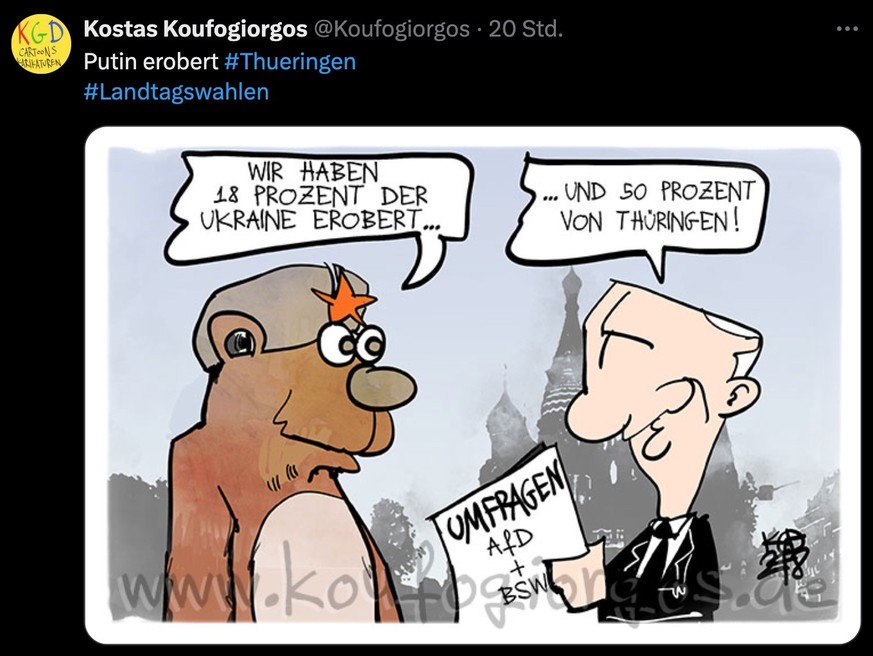 Putin-Karikatur
