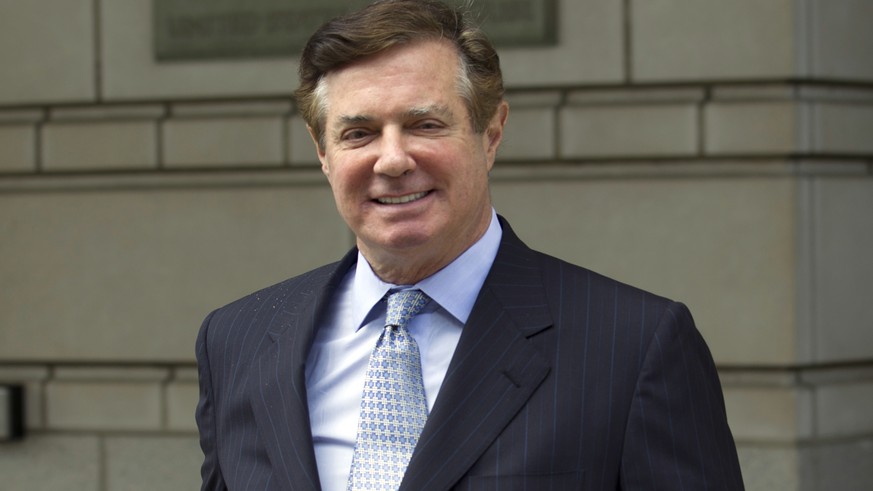 FILE - In this May 23, 2018, file photo, Paul Manafort, President Donald Trump's former campaign chairman, leaves the Federal District Court after a hearing, in Washington. Special counsel Robert Muel ...