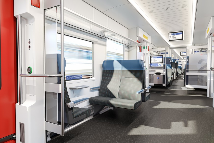 Die neuen SBB-Regionalzüge verfügen über mehr Platz für Velos und Kinderwagen.