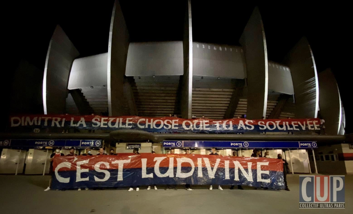 Un message sexiste des fans du PSG ciblait Dimitri Payet en septembre. Il faisait allusion à l'absence de palmarès du joueur marseillais, dont Ludivine est l'épouse.