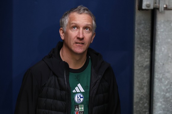Frank Baumann Sportvorstand FC Schalke 04 beim Spiel der 2. Bundesliga Saison 2025/26 FC Schalke 04 - 1. FC N�rnberg Copyright: Thomas Pakusch *** Frank Baumann Chief Sports Officer FC Schalke 04 at t ...