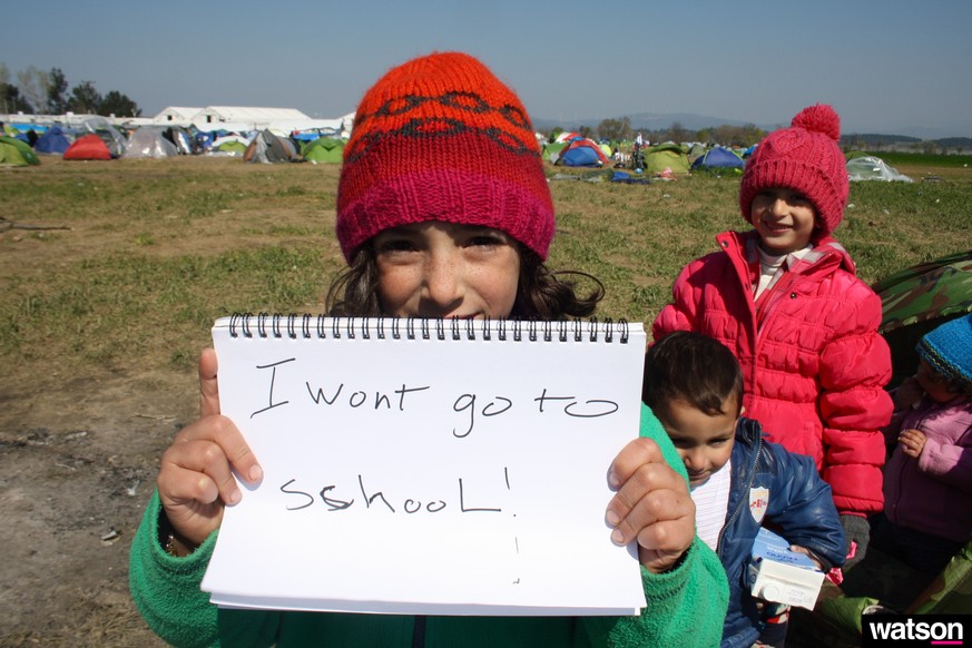 «Ich möchte in die Schule gehen.» –