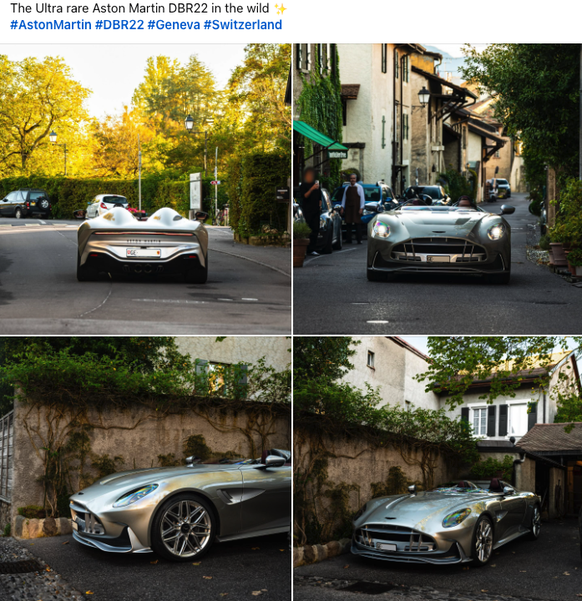 The Ultra rare Aston Martin DBR22 in the wild 

https://www.facebook.com/nd.cars.photography/posts/pfbid08SisBNbVyeZxqE752Uuz6GQZzUfbRA3jnJW52jJ4trj9cT6aLsTkDaihZAwhqCx2l