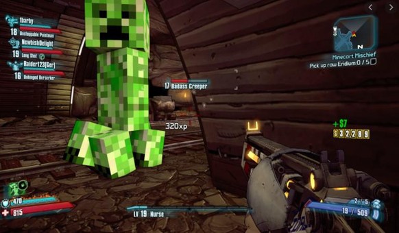 Borderlands 2 Easter Egg Höhle mit Creepers