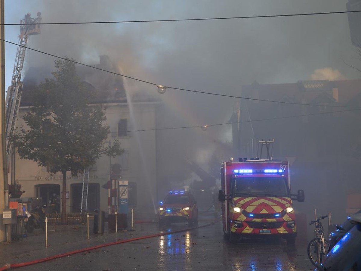 Les pompiers arriv