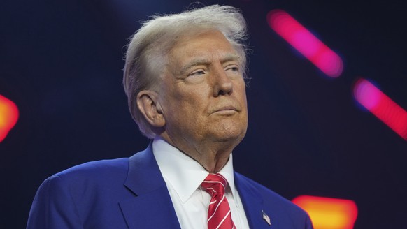 FILE - President-elect Donald Trump speaks at AmericaFest on Sunday, Dec. 22, 2024, in Phoenix. (AP Photo/Rick Scuteri, File)