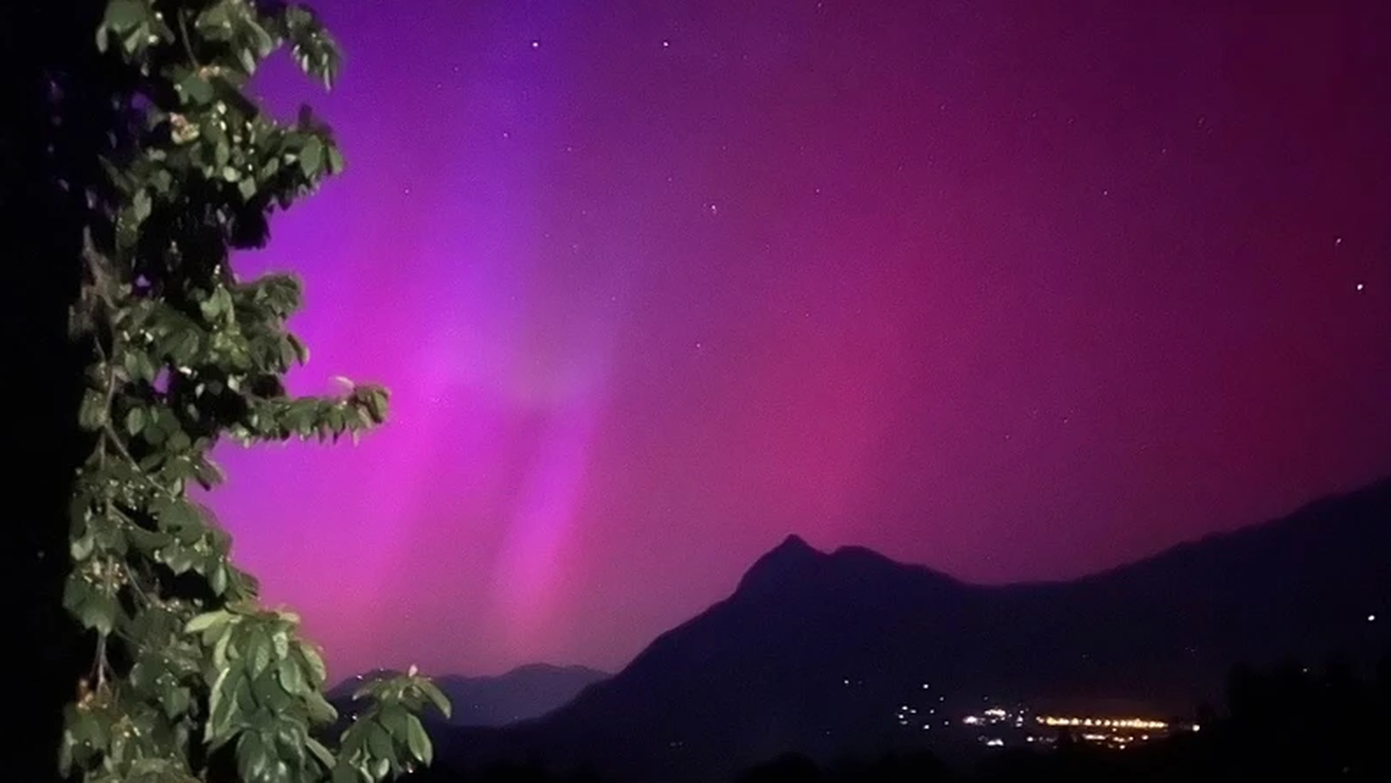 00:50 Uhr von Ramersberg (oberhalb Sarnen OW) mit Aussicht zum Stanserhorn.