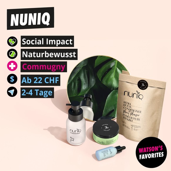 Die nachhaltigen Haar- und Body-Pflegeprodukte von Nuniq.
