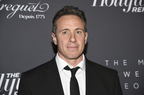 FILE - Chris Cuomo attends The Hollywood Reporter&#039;s annual Most Powerful People in Media cocktail reception on April 11, 2019, in New York. CNN said Tuesday, Nov. 30, 2021, it was suspending the  ...