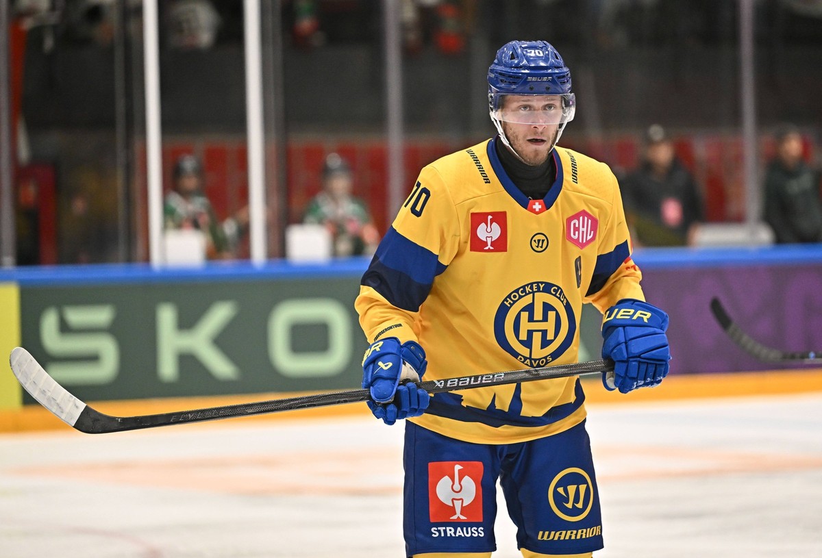 2026.09.10 Tychy Hokej na lodzie Hokejowa Liga Mistrzow Sezon 2026/2027 GKS Tychy - HC Davos N/z Enzo Corvi Foto Lukasz Sobala / PressFocus 2026.09.10 Tychy Hockey Champions Hockey League Season 2026/ ...
