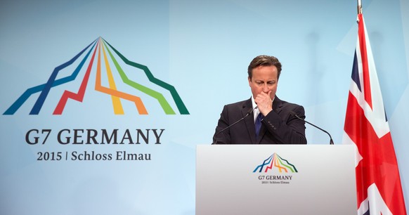 Premier Cameron wird sich fragen, ob man nicht «Castle Elmau» hätte schreiben müssen. Oder G7 Deutschland, aber das hätte er bestimmt nicht vorgezogen.