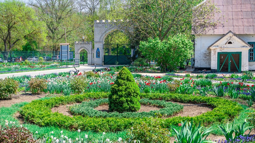 Main entrance to Askania Nova Zoo Ukraine