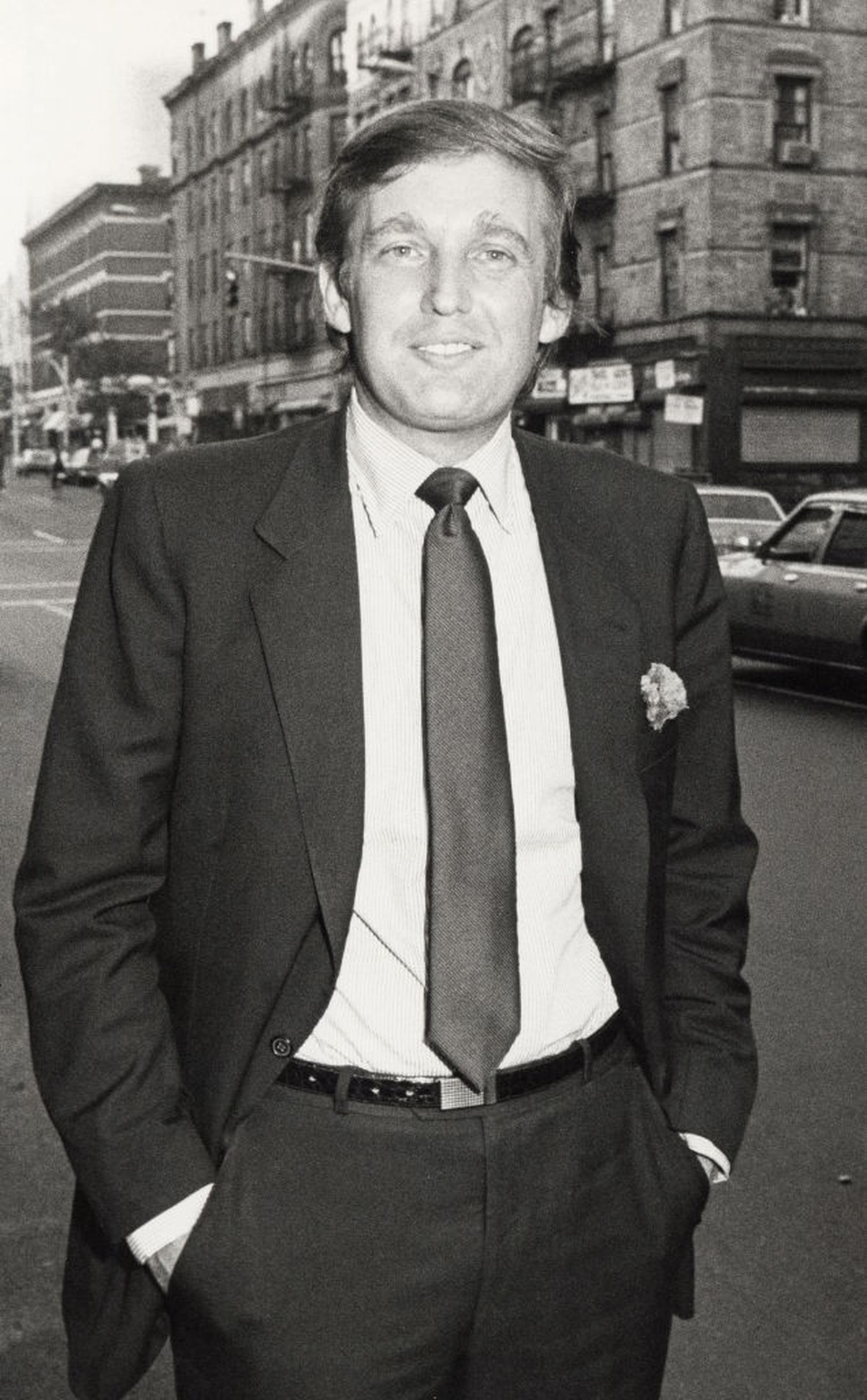 Donald Trump at the Amsterdam's Restaurant in New York City, New York (Photo by Ron Galella/Ron Galella Collection via Getty Images)