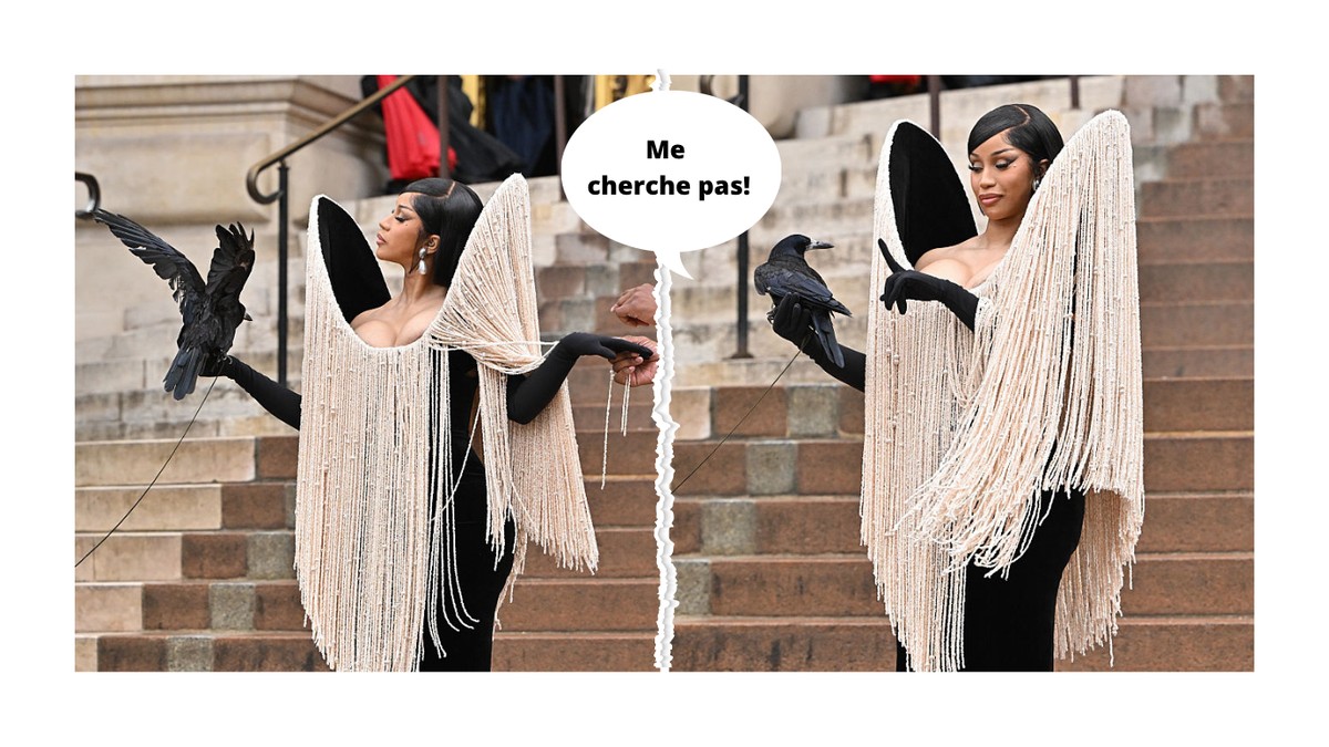 «Arrêtez de crier!»: Cardi B a galéré au défilé Schiaparelli