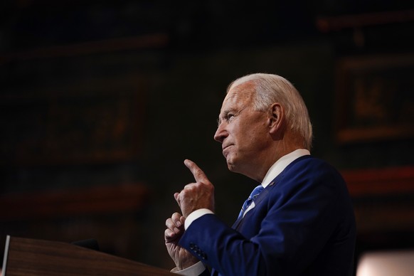 President-elect Joe Biden speaks Wednesday, Nov. 25, 2020, in Wilmington, Del. (AP Photo/Carolyn Kaster)
Joe Biden